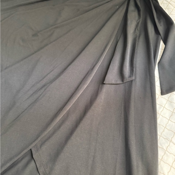 Black Asymmetrical Sheath Dress for Cocktail - Picture 7 of 8